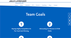Desktop Screenshot of julialandauer.com